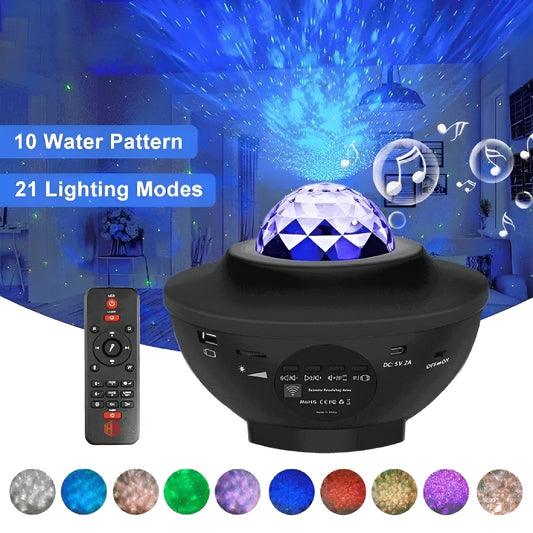 Magic Ocean Wave Night Light Projector