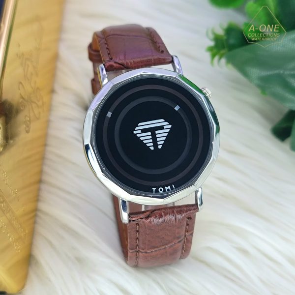 Tomi Stylish Watch Leather Strap For (Men & Women)